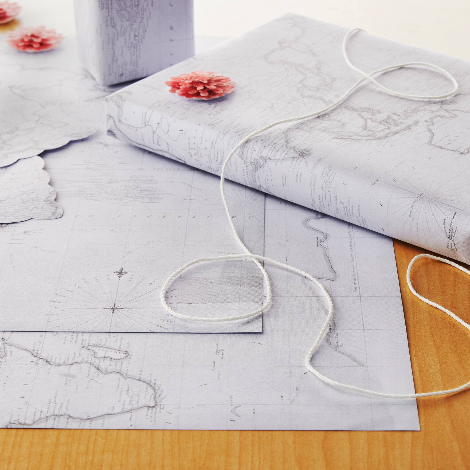 48 Pack: Black & White World Map Cardstock Paper by Recollections™, 12" x 12"